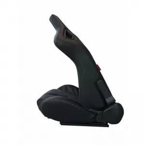 Bucket Seats R8 Style PVC Black With White Stitching Pair 2 Pcs-image-6293558