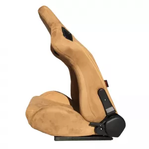 Bucket Seats suitable for R8 Suede Alcantara Beige Pair 2 Pcs-image-6293608