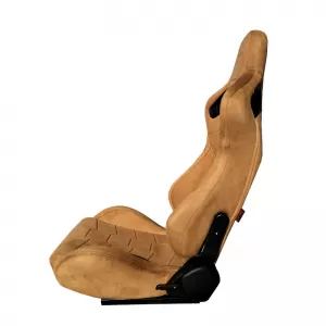Bucket Seats suitable for R8 Suede Alcantara Beige Pair 2 Pcs-image-6293610
