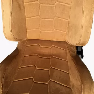 Bucket Seats suitable for R8 Suede Alcantara Beige Pair 2 Pcs-image-6293616