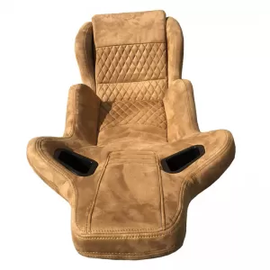 Bucket Seats RS Suede Alcantara Beige With Beige Cross Stitching Pair 2 Pcs-image-6293622