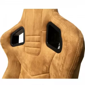 Bucket Seats RS Suede Alcantara Beige With Beige Cross Stitching Pair 2 Pcs-image-6293624