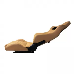 Bucket Seats RS Pvc Beige With Beige Cross Stitching Pair 2 Pcs-image-6293633