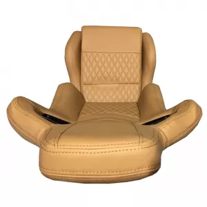Bucket Seats RS Pvc Beige With Beige Cross Stitching Pair 2 Pcs-image-6293635