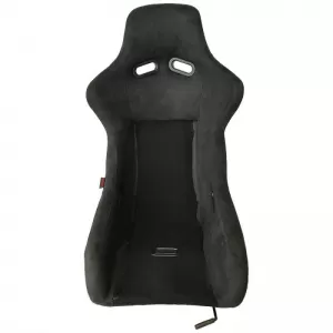 Bucket Seats Race Suede Alcantara Black Pair 2 Pcs-image-6293643