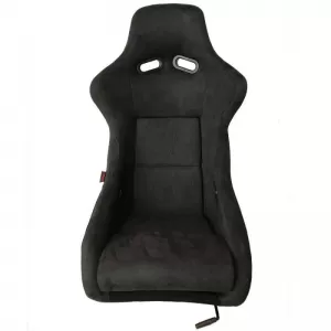 Bucket Seats Race Suede Alcantara Black Pair 2 Pcs-image-6293649