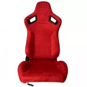 Bucket Seats suitable for R8 Suede Alcantara Red Pair 2 Pcs-image-6293657