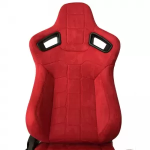 Bucket Seats suitable for R8 Suede Alcantara Red Pair 2 Pcs-image-6293659