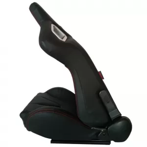 Bucket Seats RS PVC Black With Red Stitching Pair 2 Pcs-image-6293666