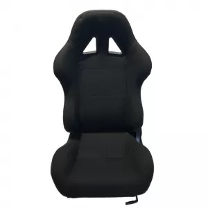 Bucket Seats Poseidon Fabric All Black Pair 2 Pcs-image-6293682