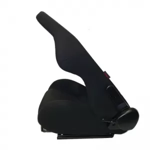 Bucket Seats Poseidon Fabric All Black Pair 2 Pcs-image-6293686
