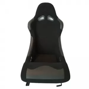 Bucket Seats Daytona Fabric All Black Pair 2 Pcs-image-6293695