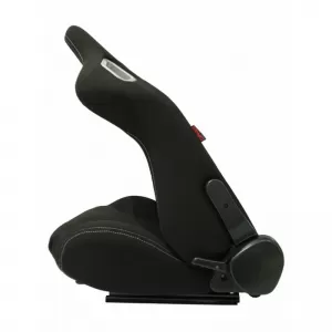 Bucket Seats RS Fabric Black With White Stitching Pair 2 Pcs-image-6293701