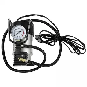 Air Compressor Metal With Pressure Gauge Premium Heavy Duty 12V 150Psi 15114-image-6293796