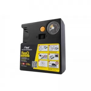 Air Compressor AirMan ResQ suitable for use with Pressure Gauge And Tire Sealant 450ml 71-051-image-6293807