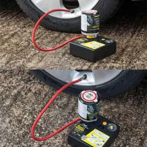 Air Compressor AirMan ResQ suitable for use with Pressure Gauge And Tire Sealant 450ml 71-051-image-6293809