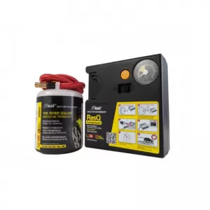 Air Compressor AirMan ResQ suitable for use with Pressure Gauge And Tire Sealant 450ml 71-051-image-6293811