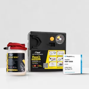 Air Compressor AirMan ResQ suitable for use with Pressure Gauge And Tire Sealant 450ml 71-051-image-6293812