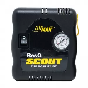 Air Compressor AirMan ResQ Scout VO TRK 12V with Pressure Gauge and Tire Sealant 100ml 76-086-001-01-image-6293827