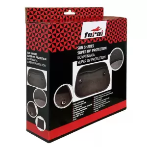 Sun Shade Interior Side Windows Car Super UV Protection Feral 48 x 37 cm 2 Pieces-image-6293875
