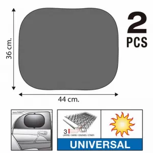 Sun Shade Interior Side Windows Car Super UV 44 x 36 cm Feral 2 Pieces-image-6293939