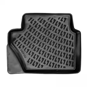 Car Mats 3D From Rubber TPE Suitable for Ford Fiesta 08-17 Rizline 4 Pcs Black-image-6294037