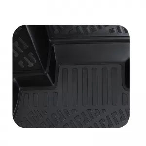 Car Mats 3D From Rubber TPE Suitable for BMW X1 F48 15+ Black Rizline 4 Pcs Black-image-6294043
