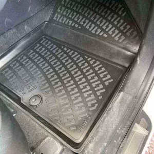 Car Mats 3D From Rubber TPE Suitable for Kia Sorento 15-20 Rizline 4 Pcs Black-image-6294054