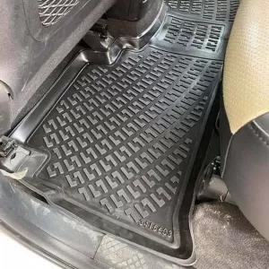 Car Mats 3D From Rubber TPE Suitable for Kia Sorento 15-20 Rizline 4 Pcs Black-image-6294055