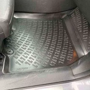 Car Mats 3D From Rubber TPE Suitable for Renault Koleos 16+ Rizline 4 Pcs Black-image-6294073
