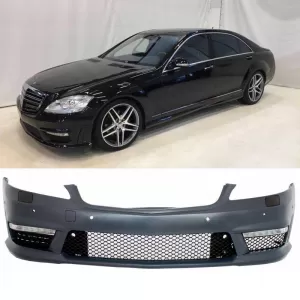 Front Bumper suitable for Mercedes-Benz S-Class W221 06-13 A Design S65 Look-image-6294522