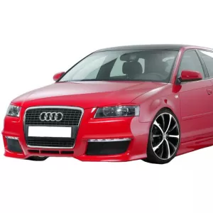 Headlight Covers Eyebrows suitable for Audi A3 8P 03-08 Evil Eye / Bad Look 2 Pcs-image-6294576