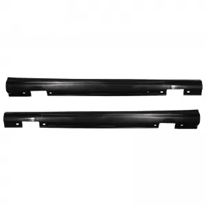 Side Skirts suitable for Mercedes-Benz A-Class W176 12-18 A Design A45 Look from ABS plastic 2 pcs-image-6294585