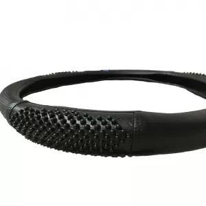 Steering Wheel Cover PVC Matrix Blue Medium 38cm-image-6294613