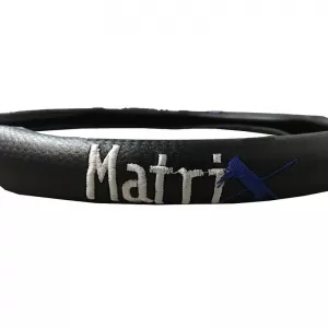 Steering Wheel Cover PVC Matrix Blue Medium 38cm-image-6294614