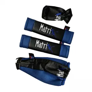 Steering Wheel Cover PVC Matrix Blue Medium 38cm-image-6294615