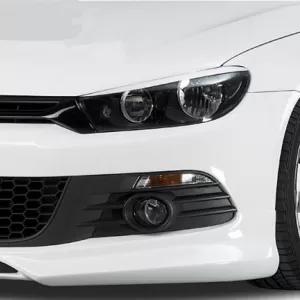 Headlight Covers Eyebrows suitable for VW Scirocco 3 08-14 2 Pcs-image-6294635