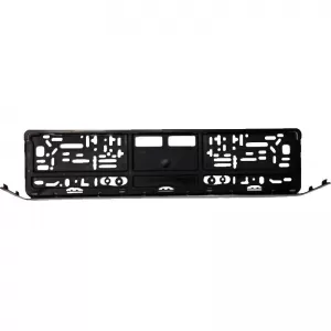 Licence Plate Frame Safeclip Black With Single Opening 1 Pc-image-6294805