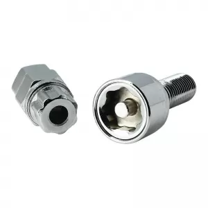 Antitheft Wheel Nuts / Bolts Butzi Pro Kit 6 pcs With Unique Key-Tool Type-JJ M12x1.25 L37 T17-image-6294848