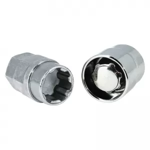 Antitheft Wheel Nuts / Bolts Butzi Premium Kit 6 pcs With Unique Key-Tool Type-BB M12x1.50 T19-image-6294857