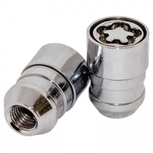 Antitheft Wheel Nuts / Bolts Butzi Premium Kit 6 pcs With Unique Key-Tool Type-AA M12x1.25-image-6294862