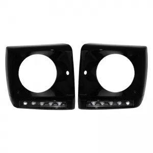 Headlight Covers With DRL Suitable for Mercedes-Benz G-Class W461/W463 90-15 G55/G65 A Design 4 pc-image-6294903