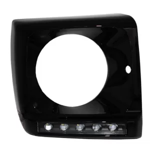 Headlight Covers With DRL Suitable for Mercedes-Benz G-Class W461/W463 90-15 G55/G65 A Design 4 pc-image-6294905
