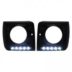 Headlight Covers With DRL Suitable for Mercedes-Benz G-Class W461/W463 90-15 G55/G65 A Design 4 pc-image-6294907