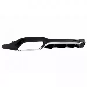 Rear Bumper Diffuser suitable for Mercedes-Benz E-Class W213 16-19 A Design Bumper Black/Chrome Made from ABS Plastic 1pc-image-6294985