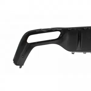Rear Bumper Diffuser suitable for Mercedes-Benz E-Class W213 16-19 A Design Bumper Black/Chrome Made from ABS Plastic 1pc-image-6294988