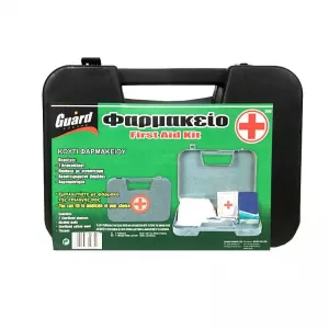 Safety Set 4 Pcs Triangle, First Aid Kit, Fire Extinguisher 1Kg, Gloves Guard 01906-image-6295023