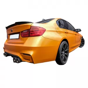 Trunk Spoiler suitable for BMW 3 F30 11-19 M4 Look Lipspoiler made from Polyurethane-image-6295074