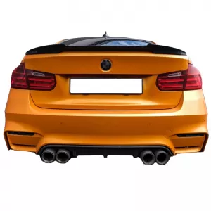 Trunk Spoiler suitable for BMW 3 F30 11-19 M4 Look Lipspoiler made from Polyurethane-image-6295075