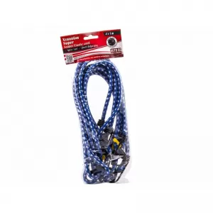 Elastic Cord With Metal Hook 8mm x 1m Set 4 Pcs-image-6295140
